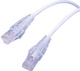 Cat6 Super Slim Cable 10ft, White - SCAT6-10WH Cat6 Super Slim Cable 10ft, White - SCAT6-10WH